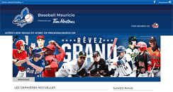 Desktop Screenshot of mauricie.baseballquebec.com