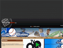 Tablet Screenshot of dev.baseballquebec.com